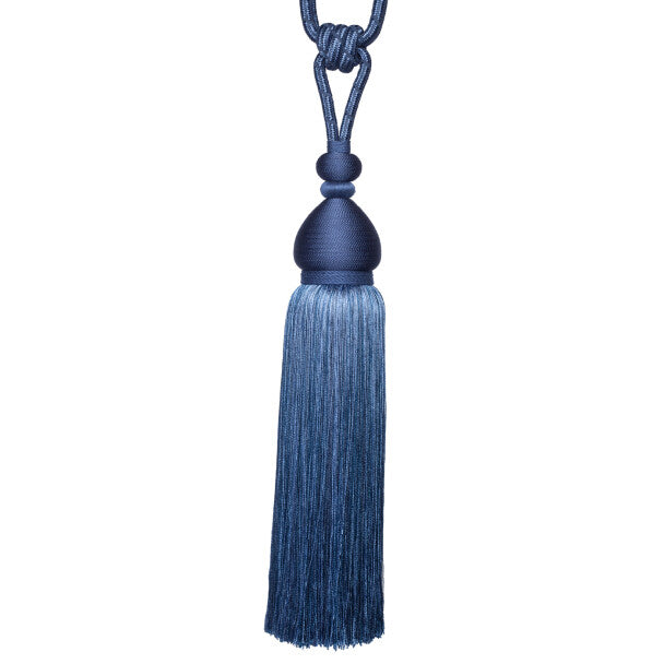 Calisto Single Tassel Tieback - Ultramarine