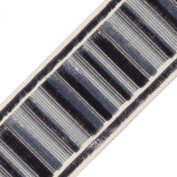 Sloane Ribbed Border - Sapphire