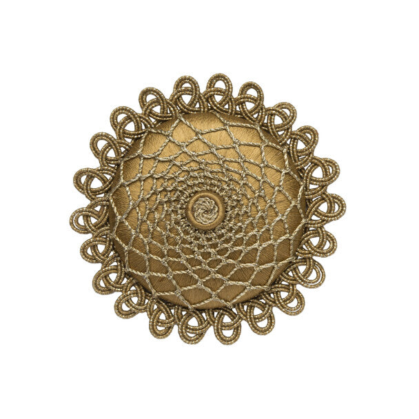 Oberon Rosette - Antique Gold