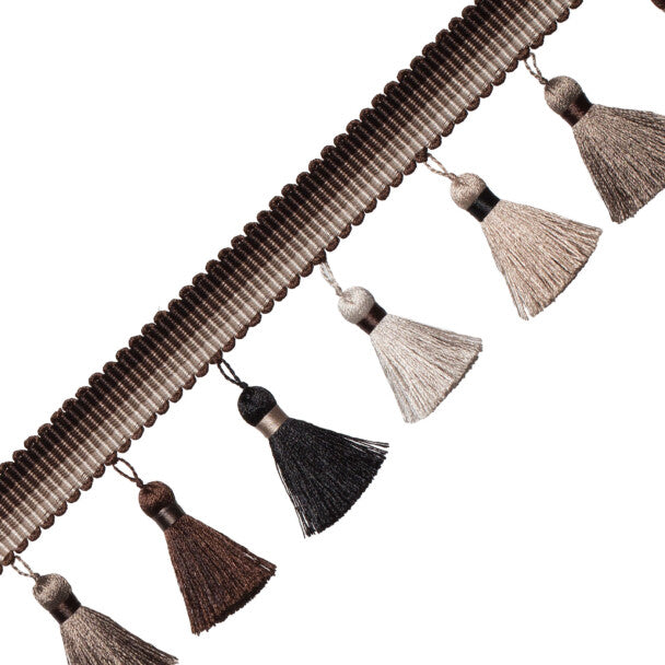 Carolina Ombré Tassel Fringe - Storm