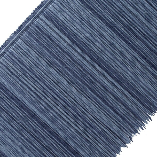 Barcelona Ombré Fringe - Porcelain Blue