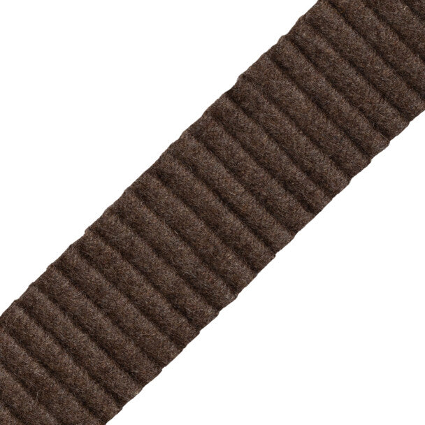 Promenade Pleated Wool Border - Elk