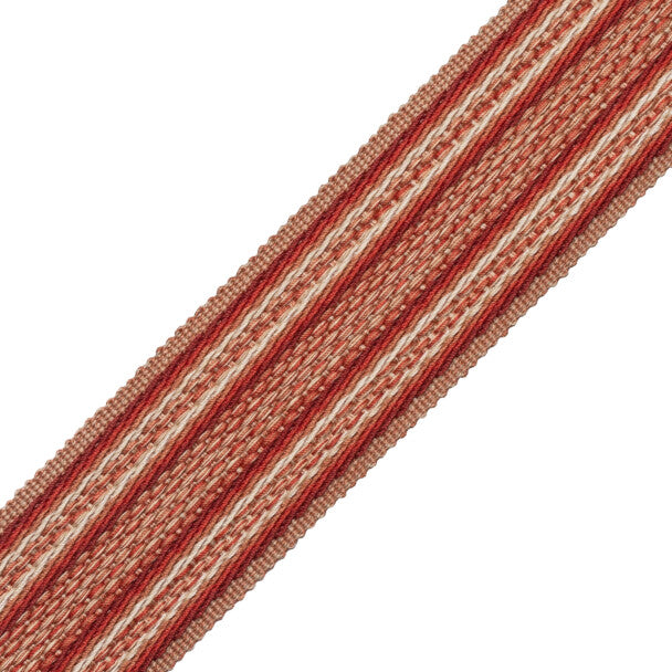 1.7" (43 Mm) Tiverton Border - Vermillion