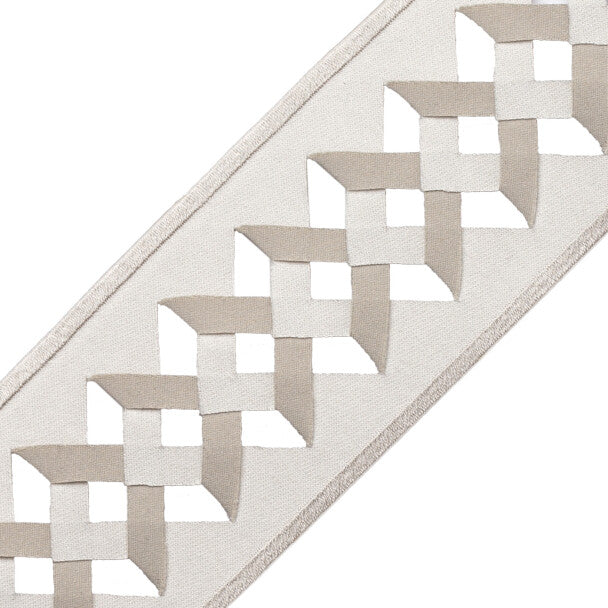 Vela Laser Cut Border - Crystal