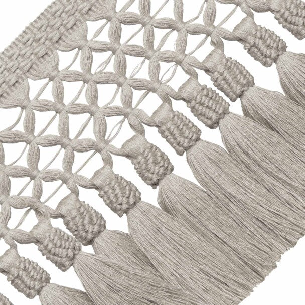 Bali Linen Tassel Skirt Fringe - Flax