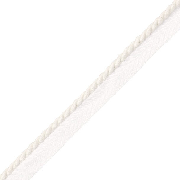 1/4" Bali Cotton Cord with Tape - Cream