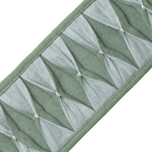 Monarch Pleated Border - Jade
