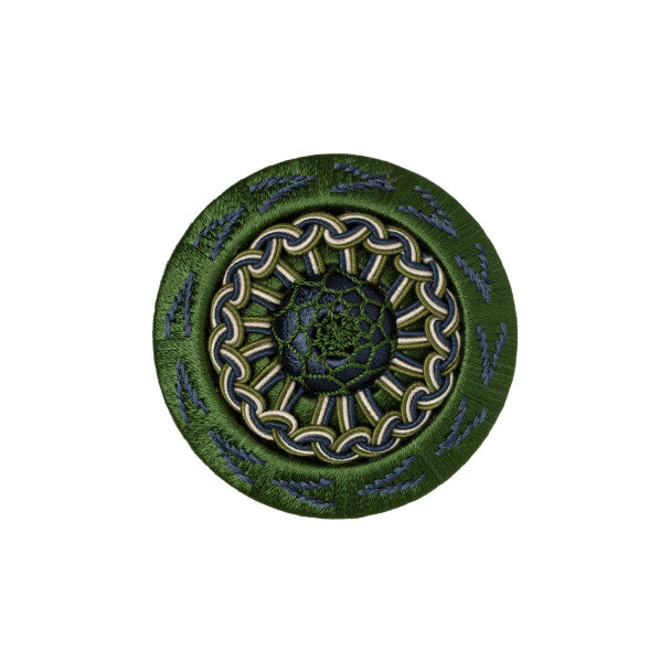 Trianon Rosette - Emerald