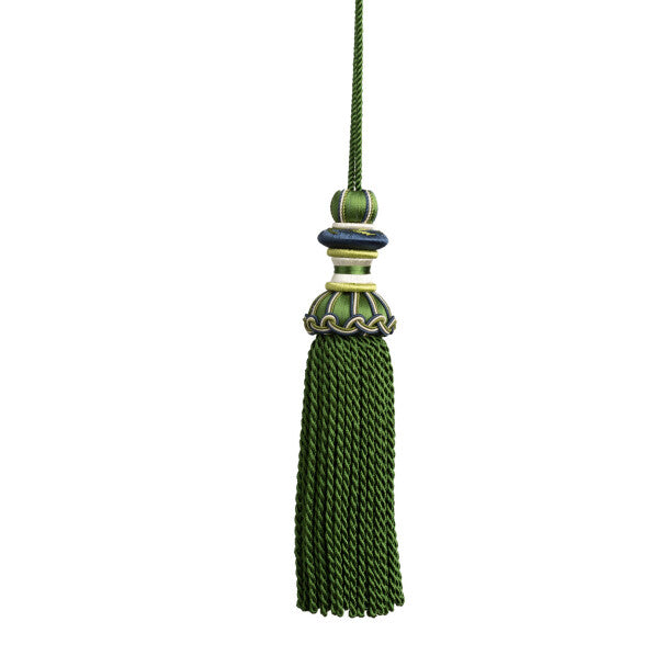 Trianon Key Tassel - Emerald