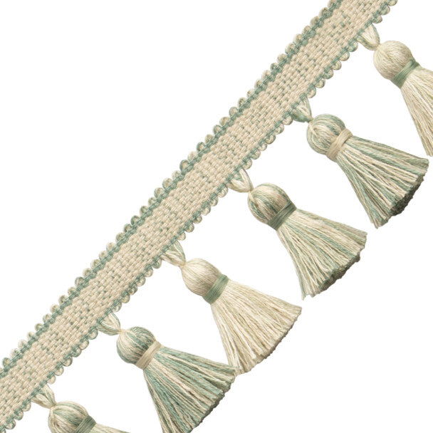 Dorset Ombré Tassel Fringe - Aquamarine