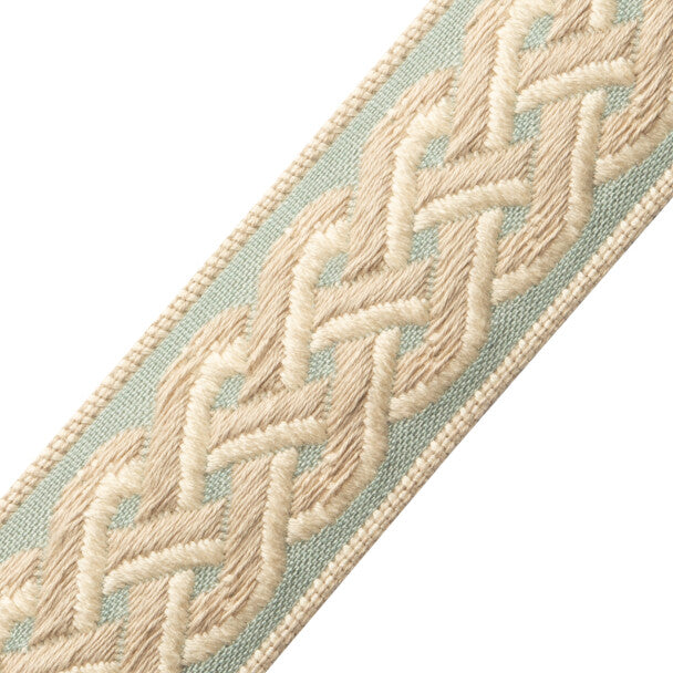 Dorset Braided Border - Aquamarine