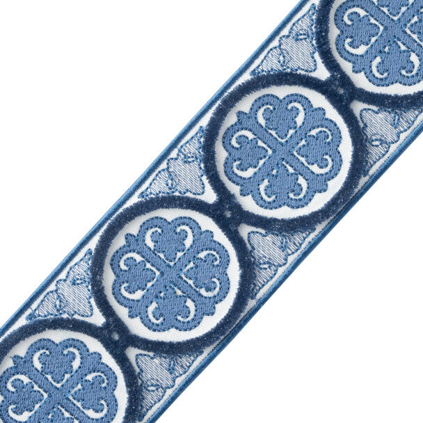Paloma Velvet Border - Imperial