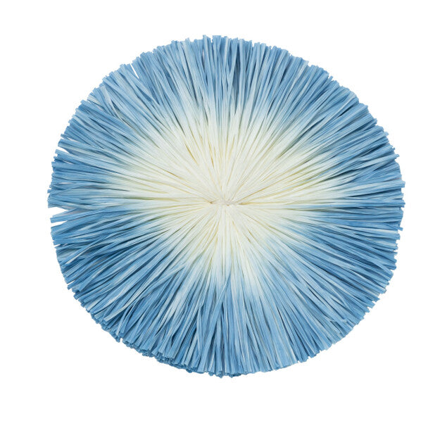 Corsica Raffia Rosette - Sea