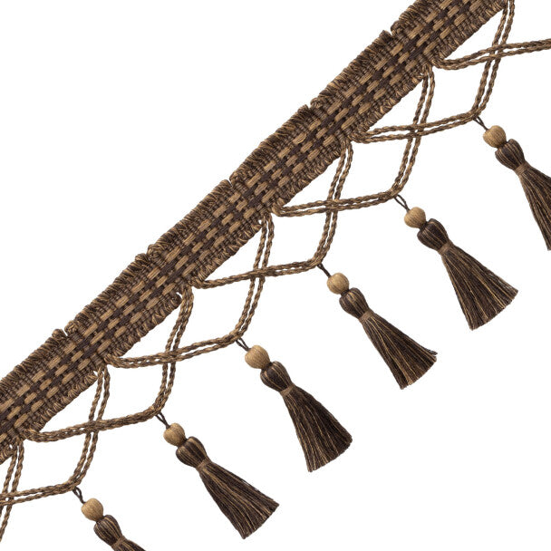 Ilana Tassel Fringe - Bark