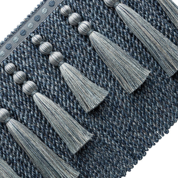 Romaunt Tasseled Bullion Fringe - Waterhouse Blue