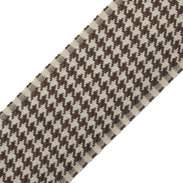 Ashton Houndstooth Border - Heathcliff Brown