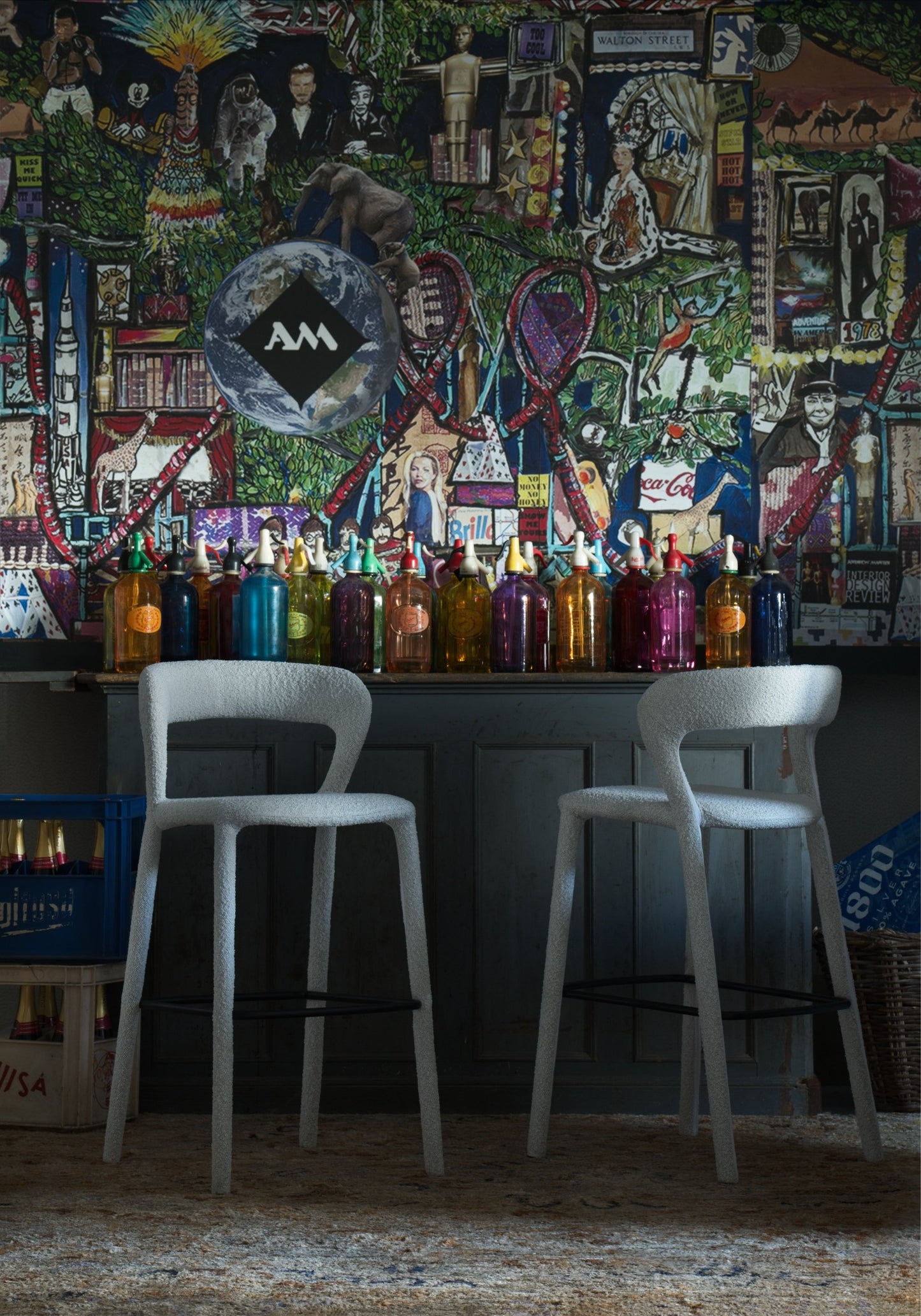 Andrew Martin Mian Bar Stool