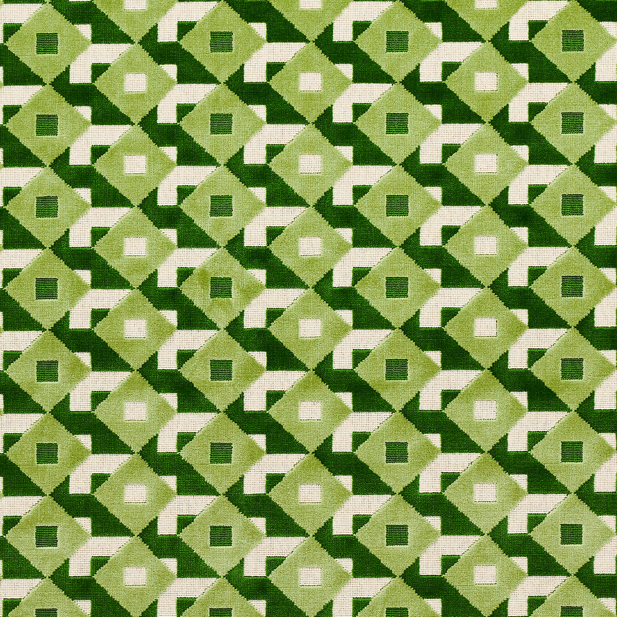 Schumacher | Dazzle Ship Velvet fabric - 77244