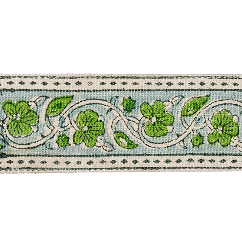Schumacher | Mila Hand Block Print Tape fabric - 78592