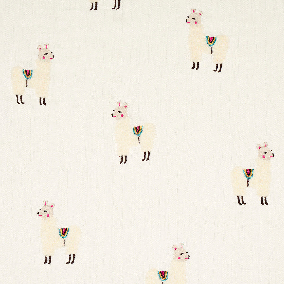 Schumacher | Llama Embroidery fabric - 81490