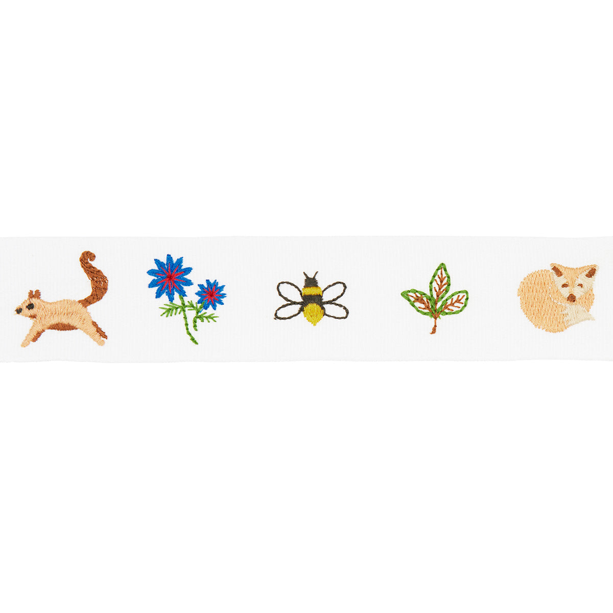Schumacher | Tiny Things Embroidered Tape fabric - 81680