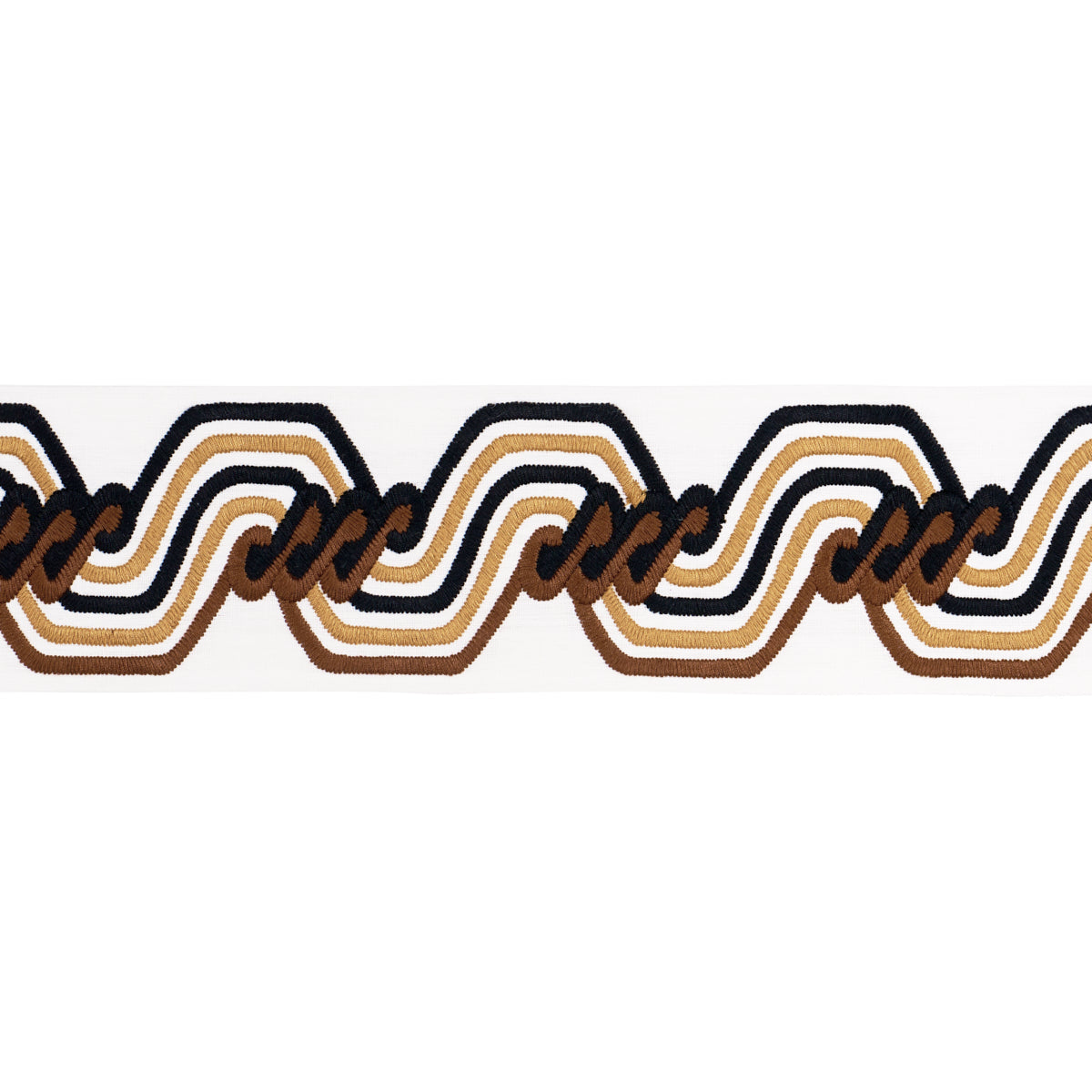 Schumacher | The Twist Embroidered Tape fabric - 83632