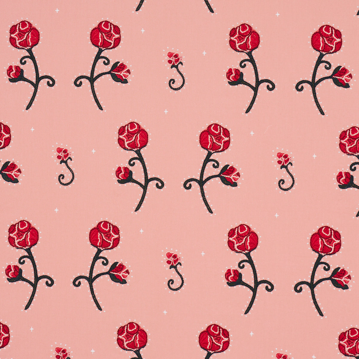 Schumacher | Rhinestone Cowboy Embroidery fabric - 84552