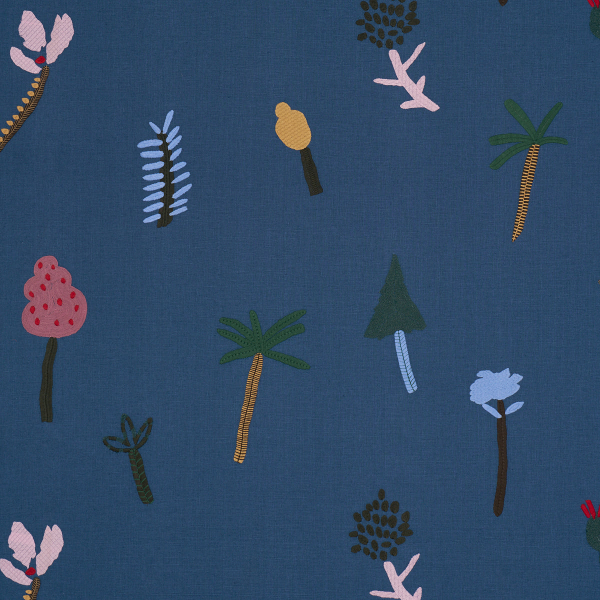 Schumacher | Tropical Trees fabric - 85852