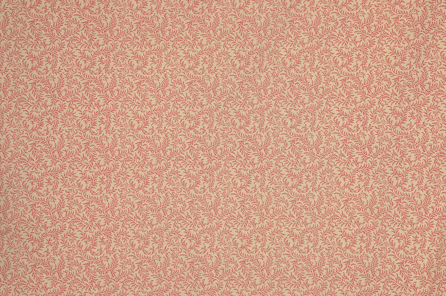 Pierre Frey Le Grand Corail Vermicule Assorti - Rouge Fond Bis