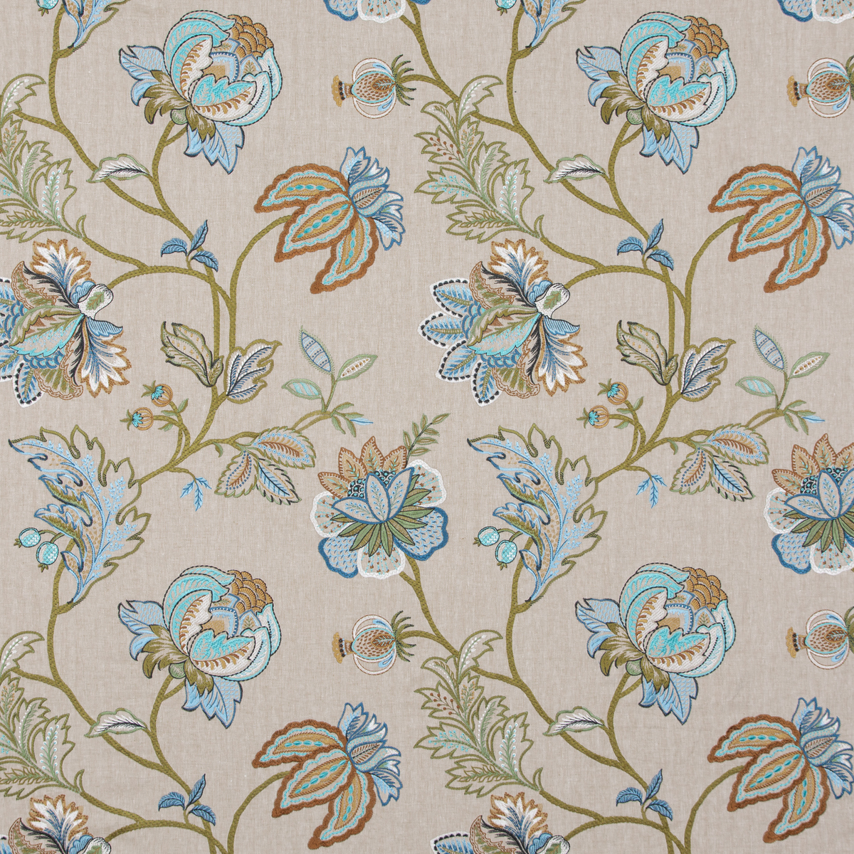 GP & J Baker | Agra fabric - Teal