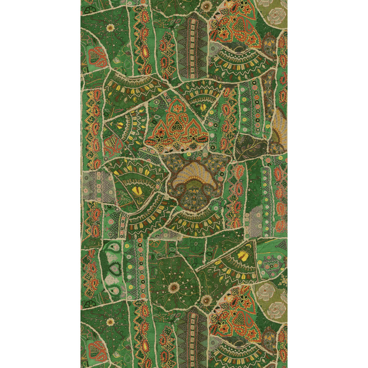 GP & J Baker | Front Row wallcovering - Jewel Green