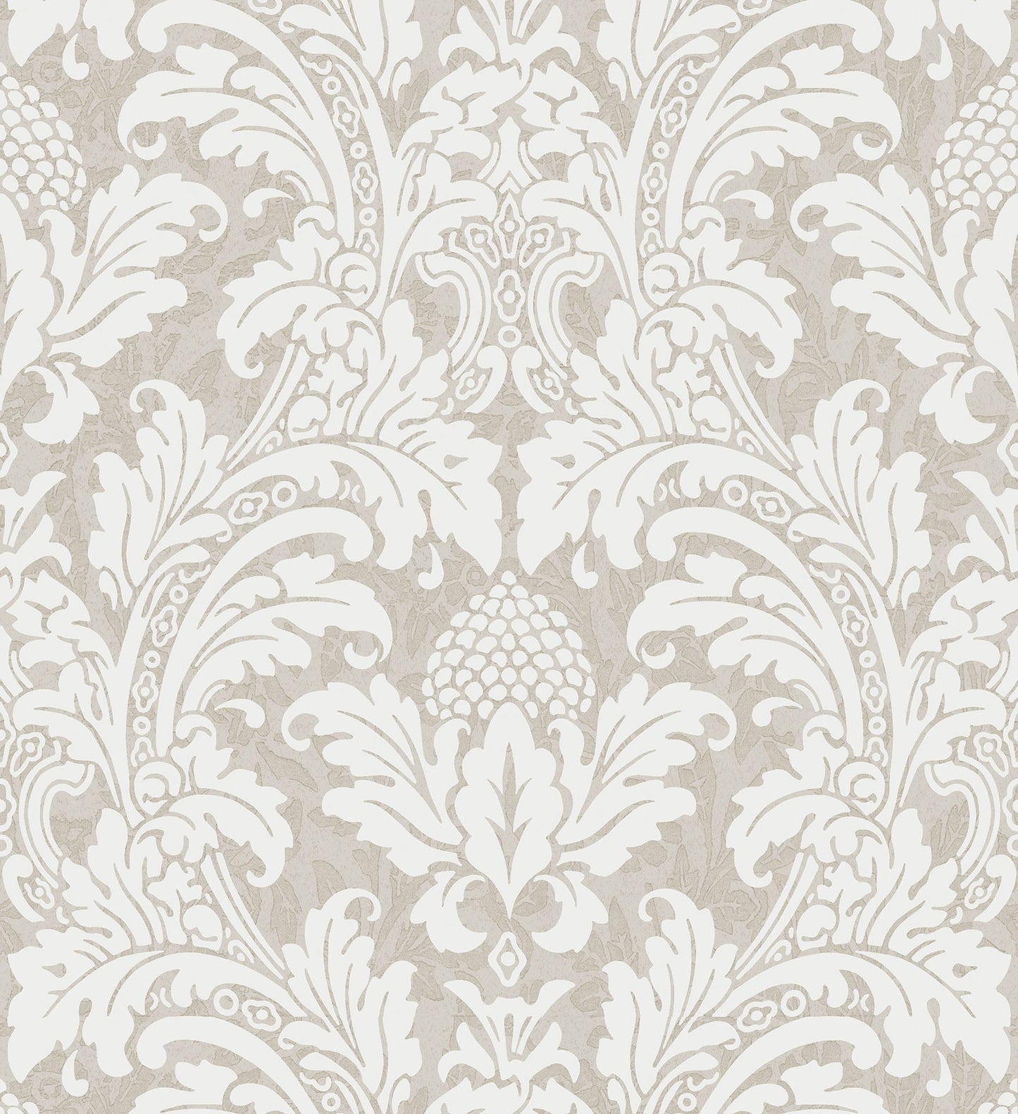 Cole & Son Blake - Chalk on Metallic Silver