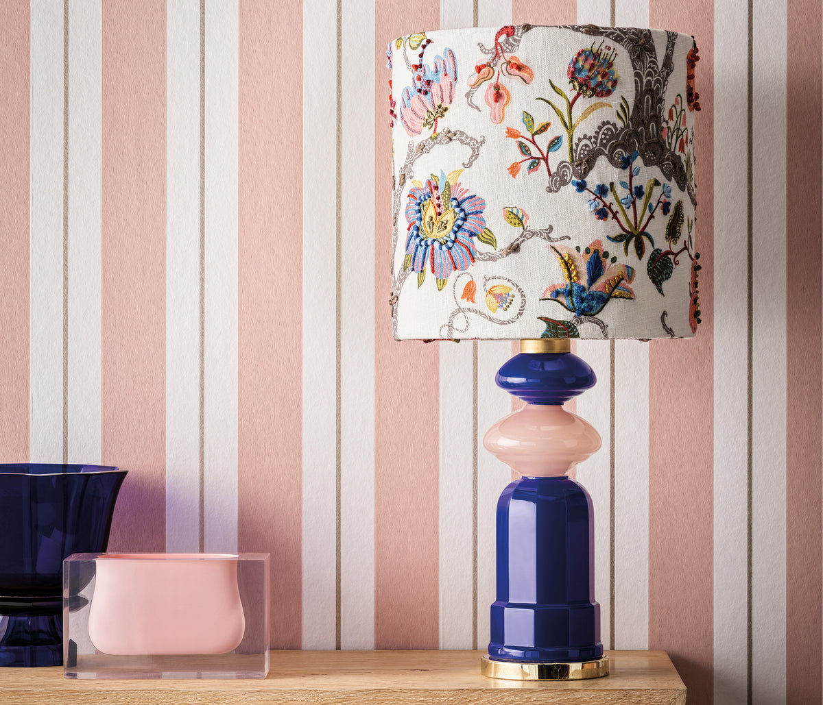 Osborne & Little | Manetti Stripe - room setting