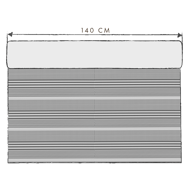 de Le Cuona | Cabana Stripe – Espresso