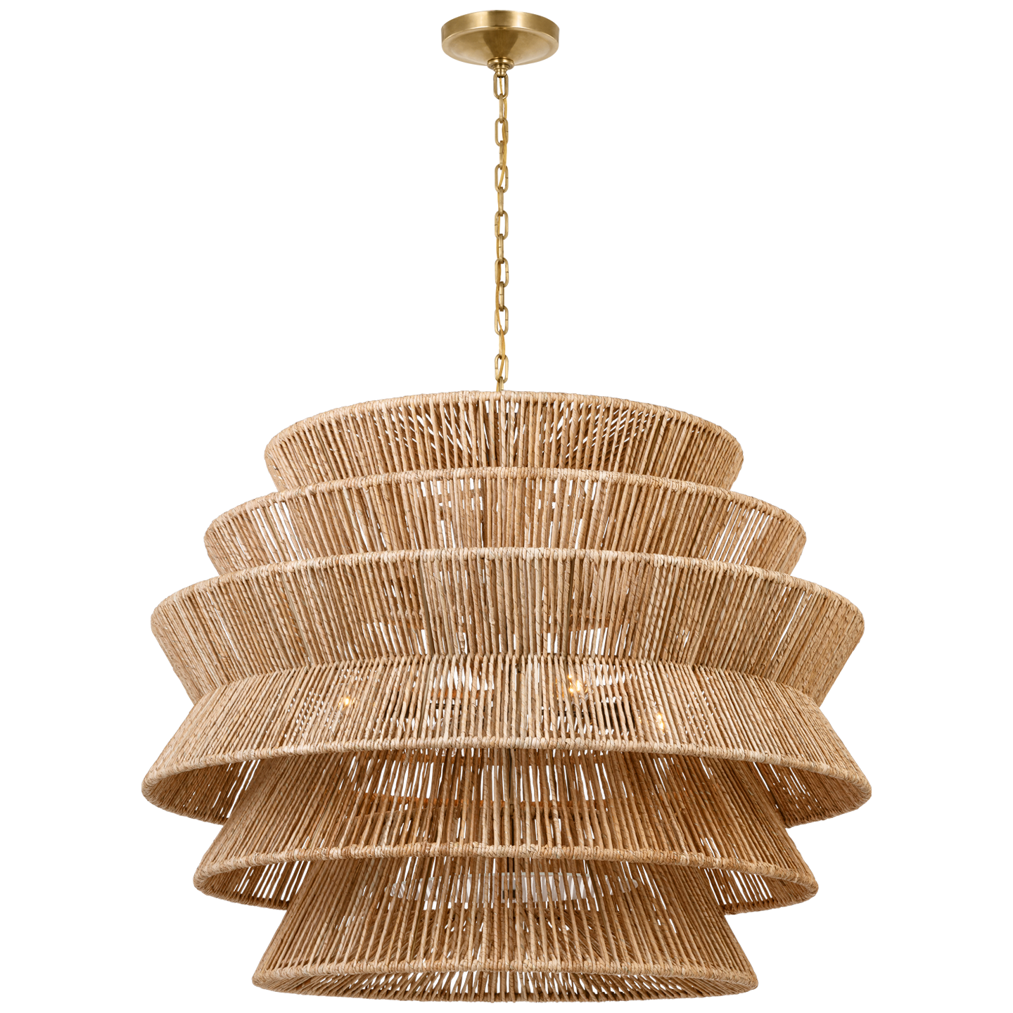 Visual Comfort | Chapman & Myers | Antigua XL Drum Chandelier