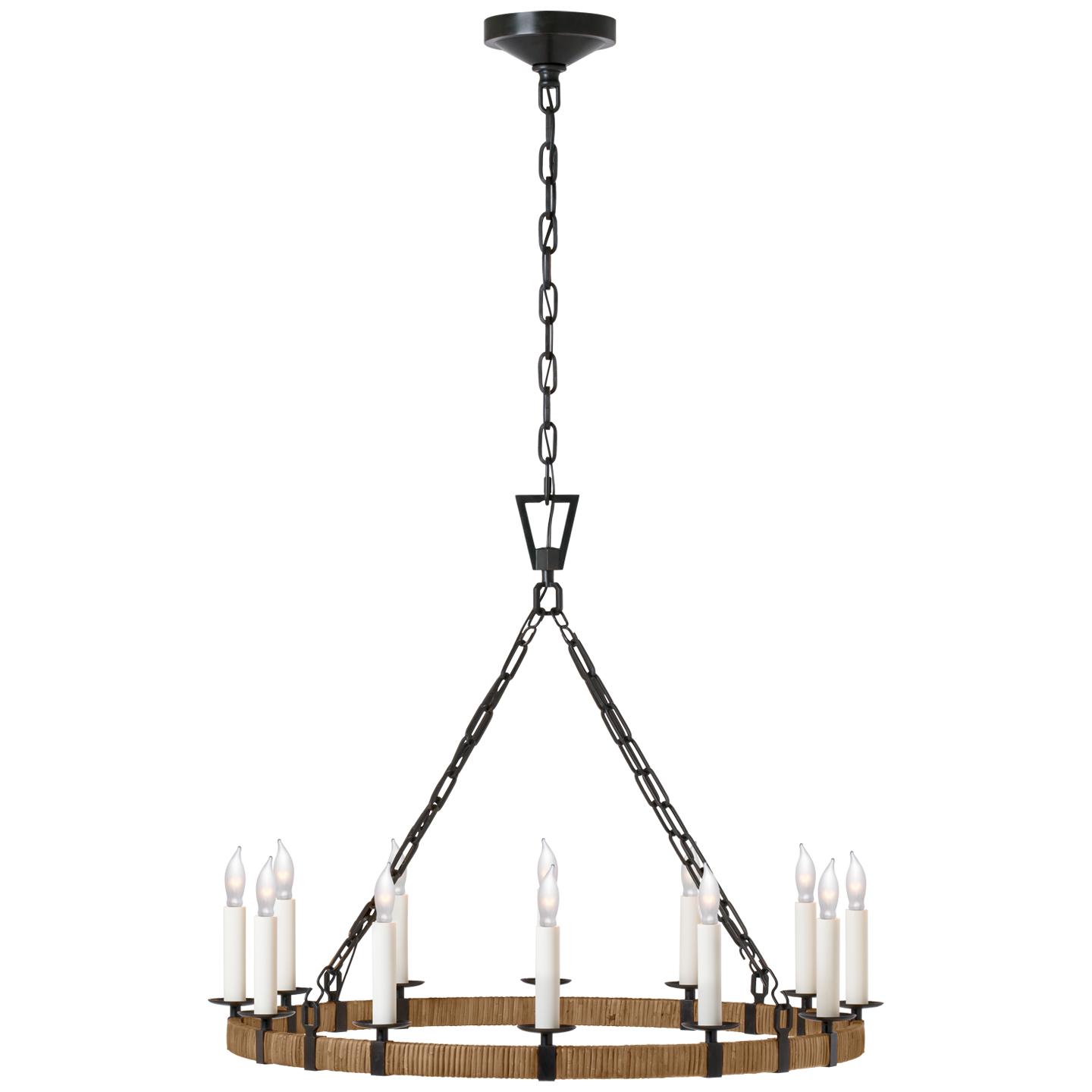 Visual Comfort | Chapman & Myers | Darlana Medium Wrapped Ring Chandelier