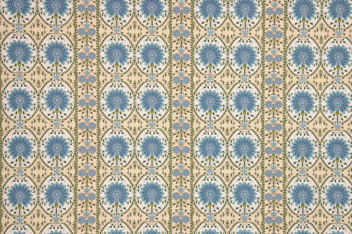 Pierre Frey Tajmahal - Rayure - Bleu Vert