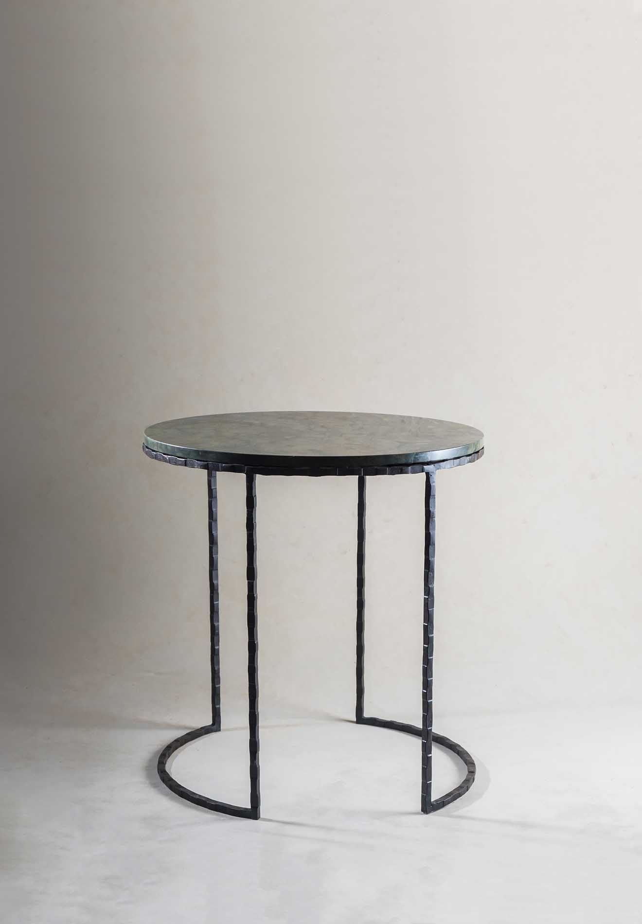 Giacometti Centre Table - Carbon with Marble