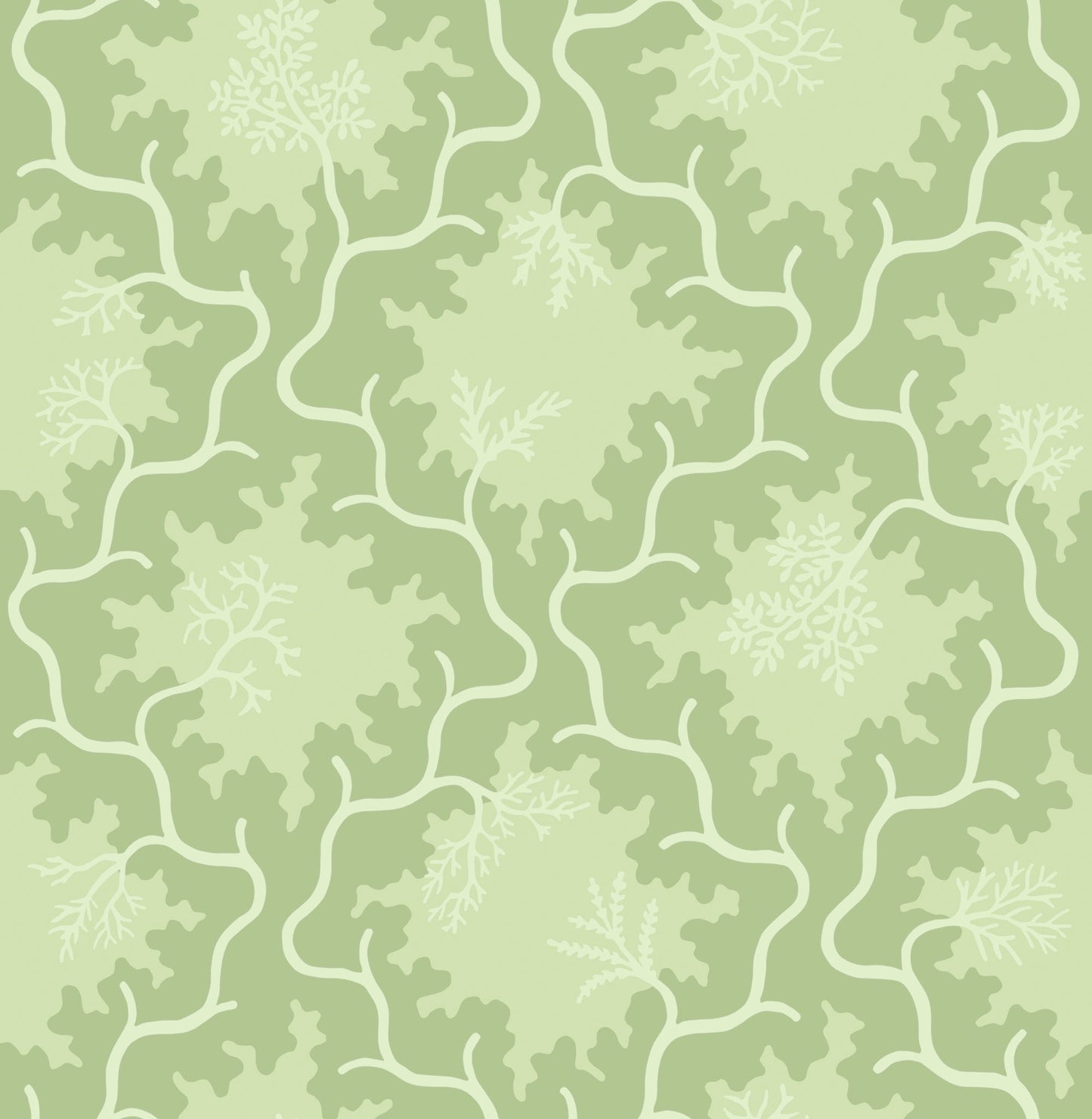 Cole & Son Moss Trellis - Matcha and Pistachio Green