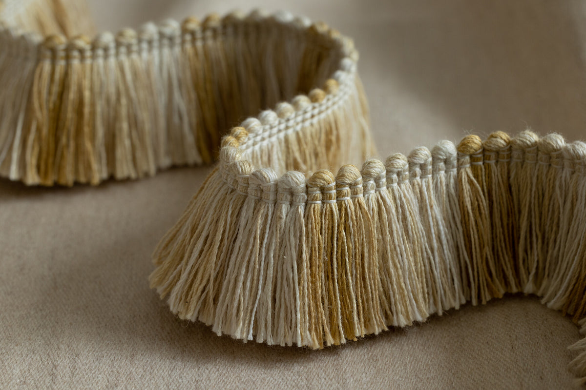 Samuel and Sons Dorset Blocked Brush Fringe — scenography
