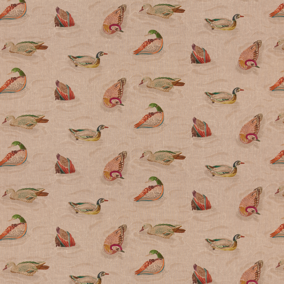 Mulberry Home | Duck Pond fabric - Jewel