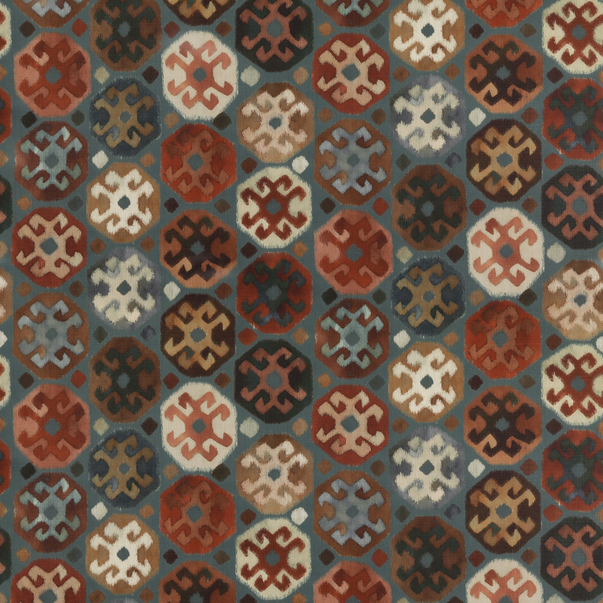 Mulberry Home | Curiosity fabric - Teal