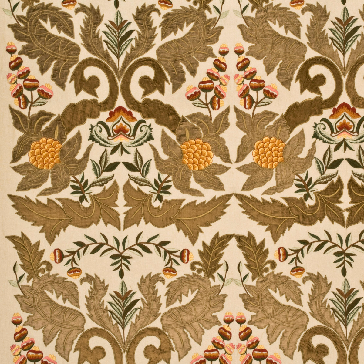 Mulberry Home | Constantine Linen fabric - Sage/Gold