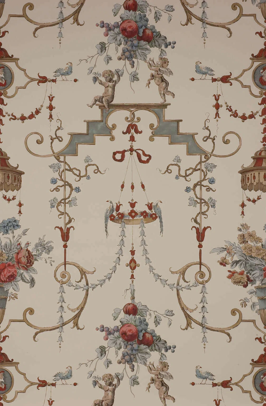 Pierre Frey Wallpaper Marly - Spruce