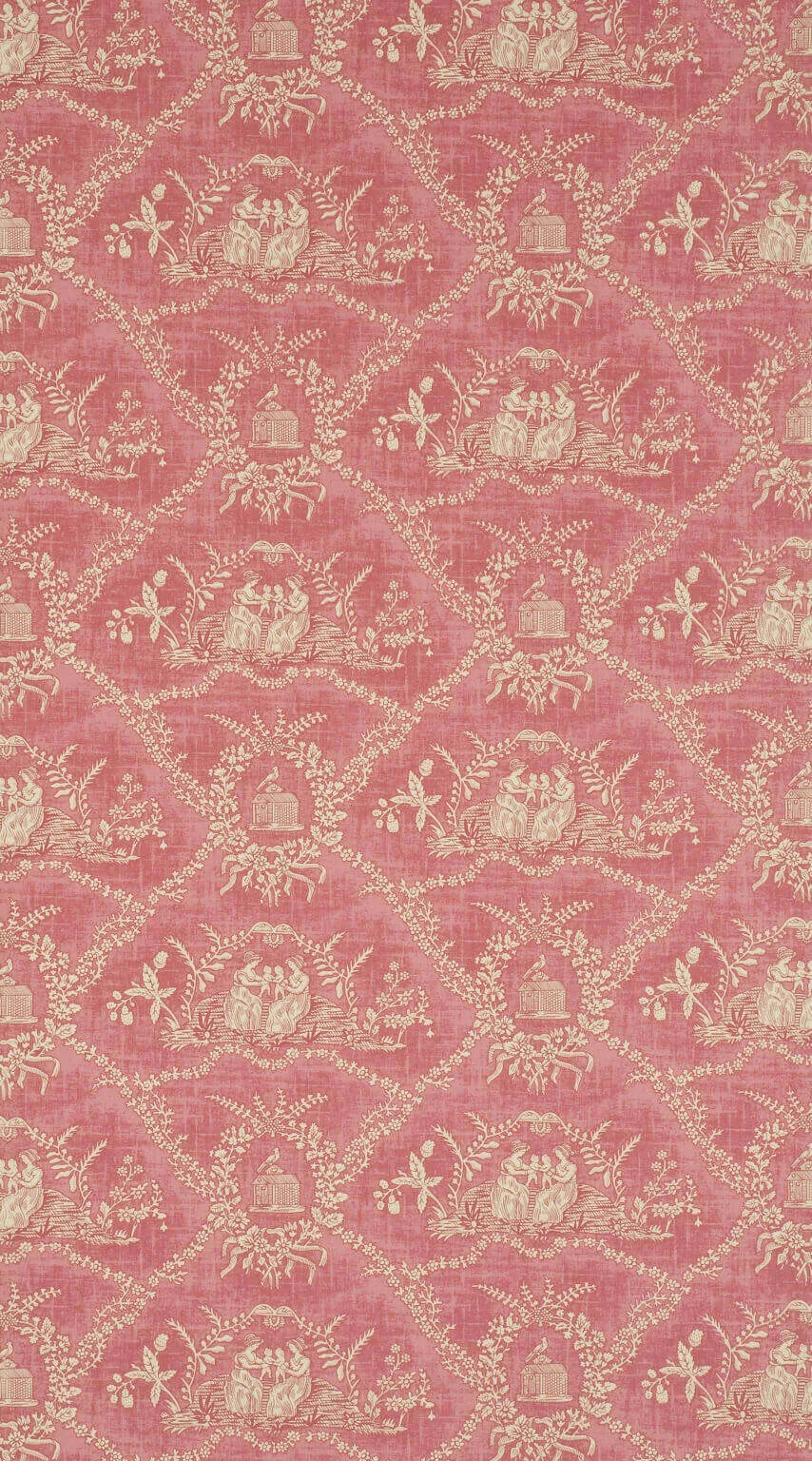 Pierre Frey Wallpaper Crespieres - Rose Ancien