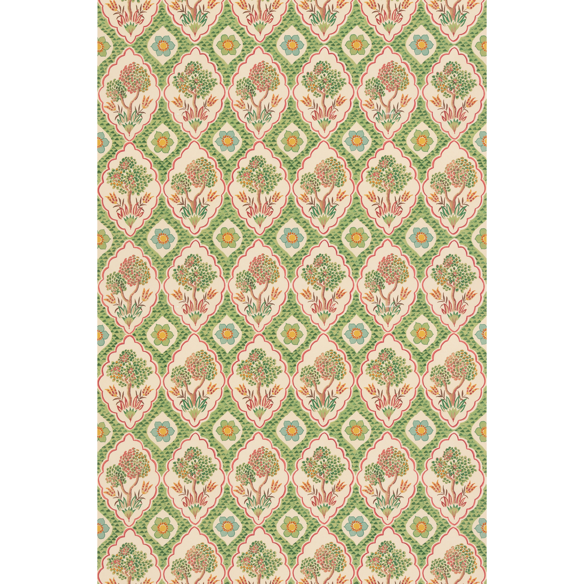 George & Minnie | Puzzlewood fabric - Emerald