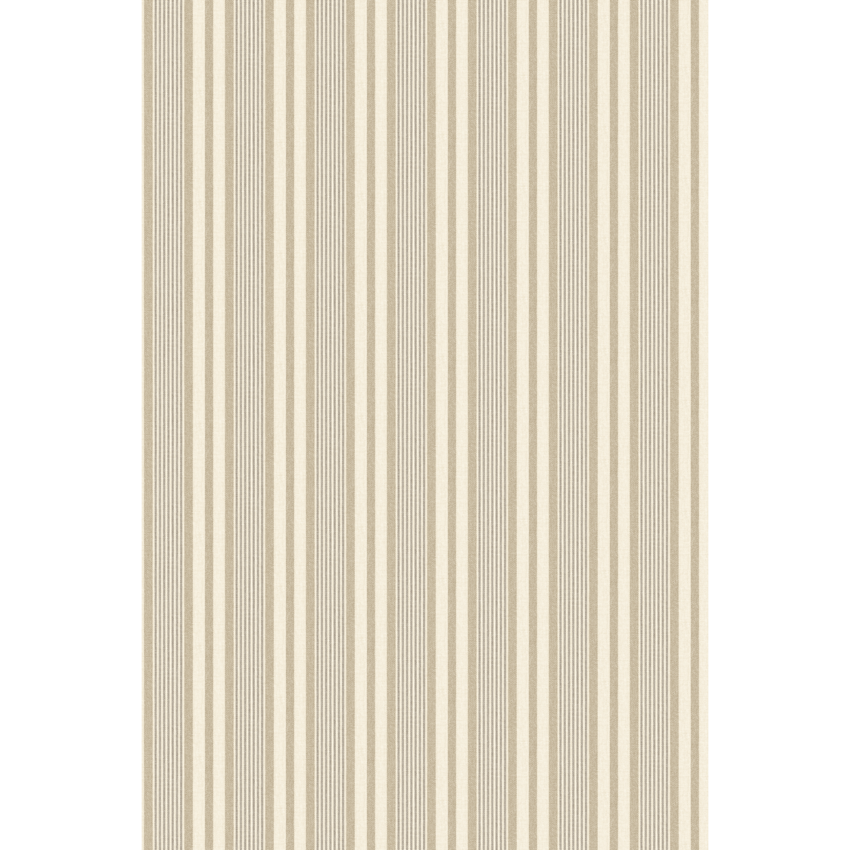 George & Minnie | Loom Stripe wallcovering - Parchment