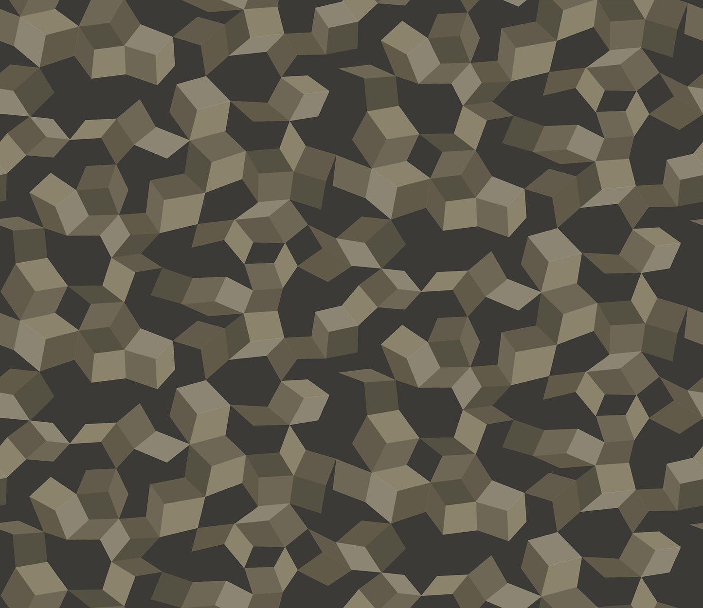 Cole & Son Ingot - Metallic Silvers on Charcoal