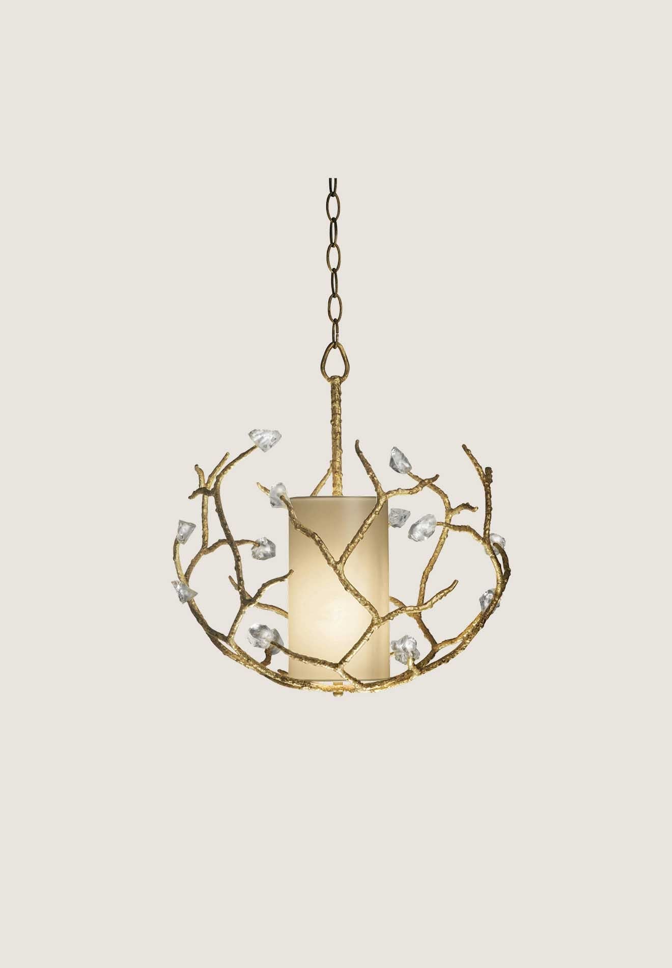 Porta Romana I Blossom Ceiling Light Small with Shade