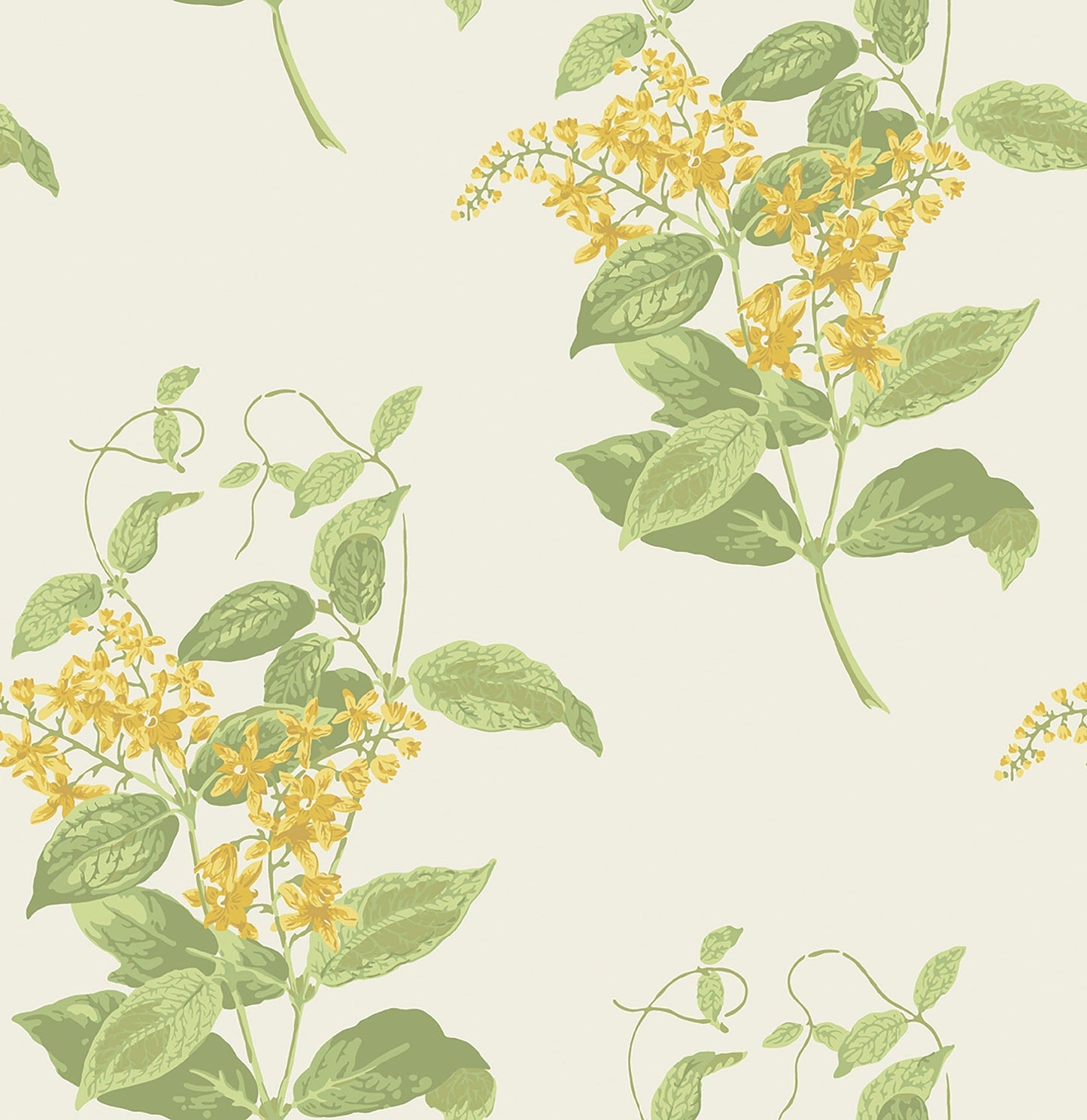 Cole & Son Madras Violet - Yellow & Linen on Parchment